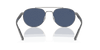 [Dark Blue Lenses, Polished Gunmetal Frame]