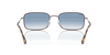 [Clear Gradient Blue Lenses, Polished Havana On Gunmetal Frame]