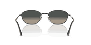 Grey Gradient Lenses, Polished Black Frame