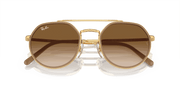 Light Brown Lenses, Polished Arista Gold Frame