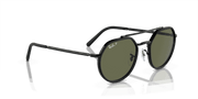 Green Lenses, Polished Black Frame