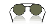 Green Lenses, Polished Black Frame