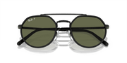 Green Lenses, Polished Black Frame