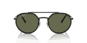 Green Lenses, Polished Black Frame