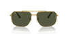 [Green Lenses, Polished Gold Frame]