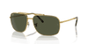 [Green Lenses, Polished Gold Frame]