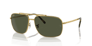 Green Lenses, Polished Gold Frame