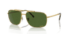 [Dark Green Lenses, Polished Gold Frame]