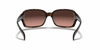 [Pink/Brown Gradient Lenses, Polished Havana Frame]