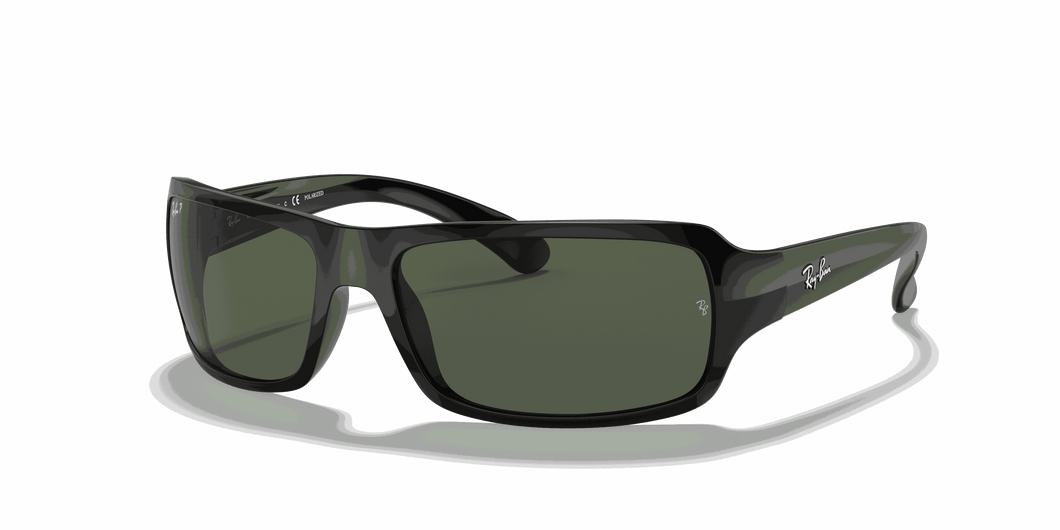 [G-15 Green Lenses, Polished Black Frame]