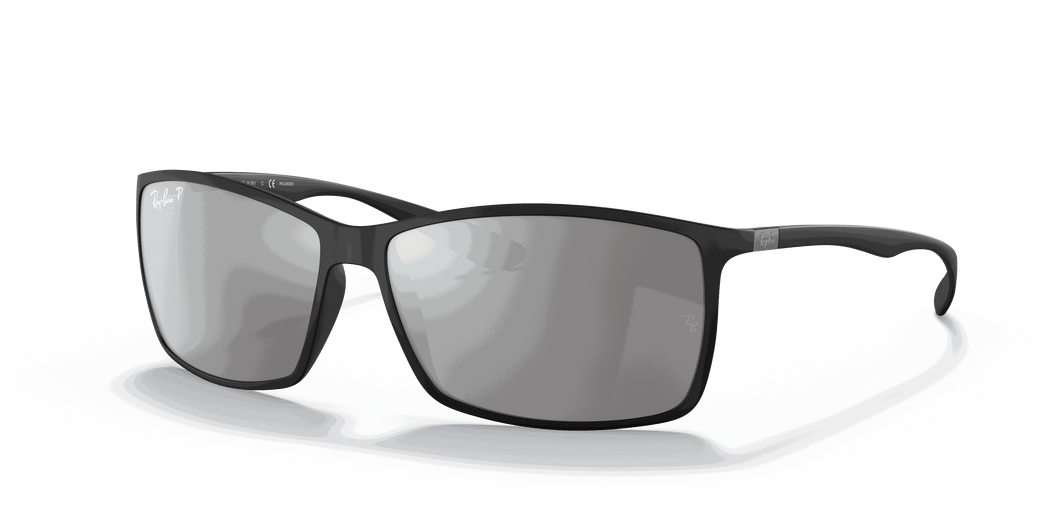 [Silver Lenses, Matte Black Frame]