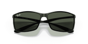 Green Classic Lenses, Polished Black Frame