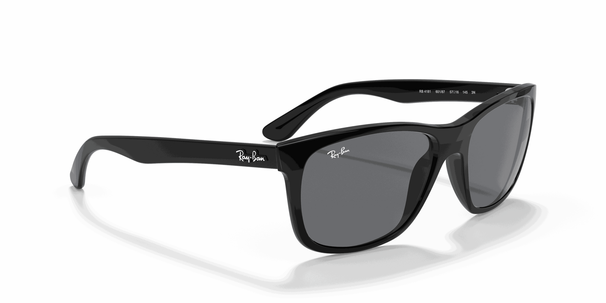 [Dark Grey Lenses, Polished Black Frame]