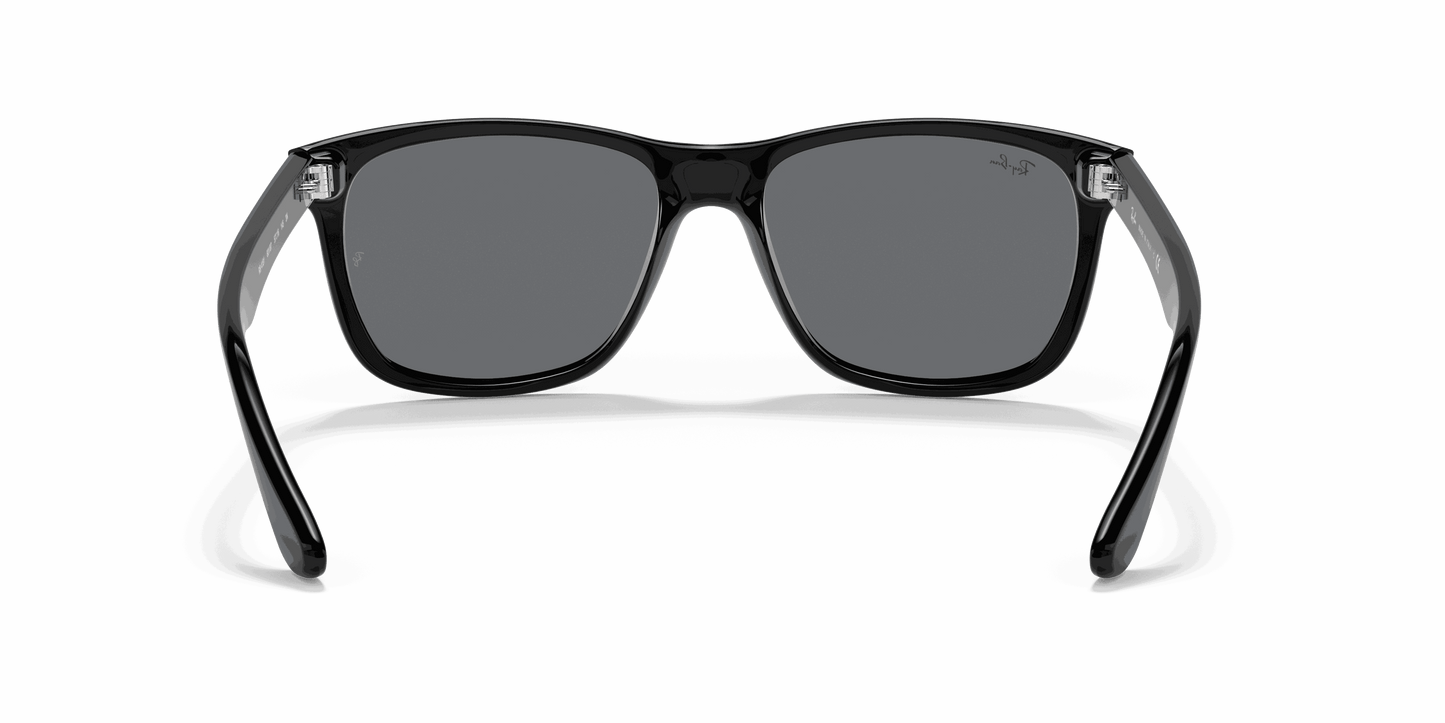 [Dark Grey Lenses, Polished Black Frame]