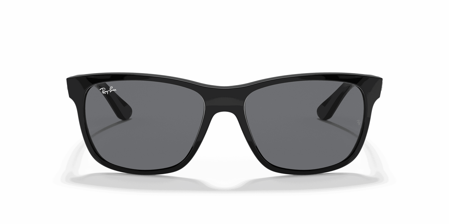 [Dark Grey Lenses, Polished Black Frame]