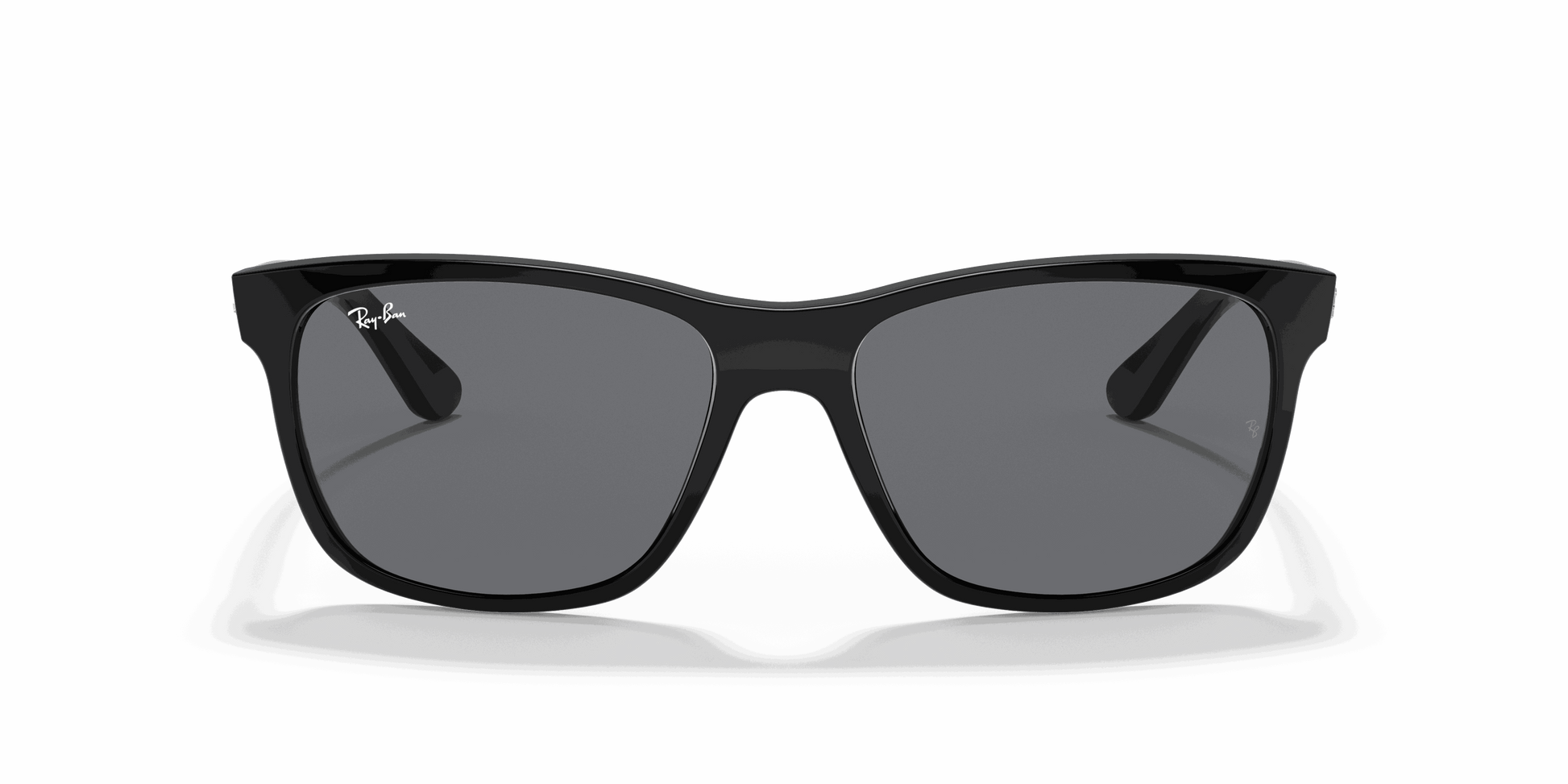 [Dark Grey Lenses, Polished Black Frame]