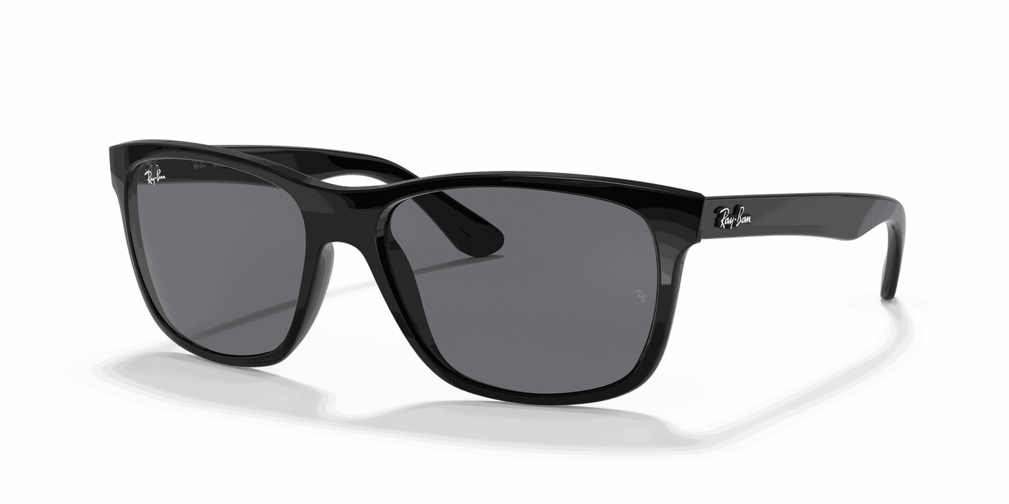 [Dark Grey Lenses, Polished Black Frame]