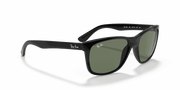 Green Lenses, Polished Black Frame