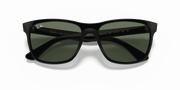 Green Lenses, Polished Black Frame