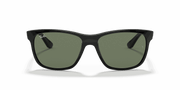 Green Lenses, Polished Black Frame