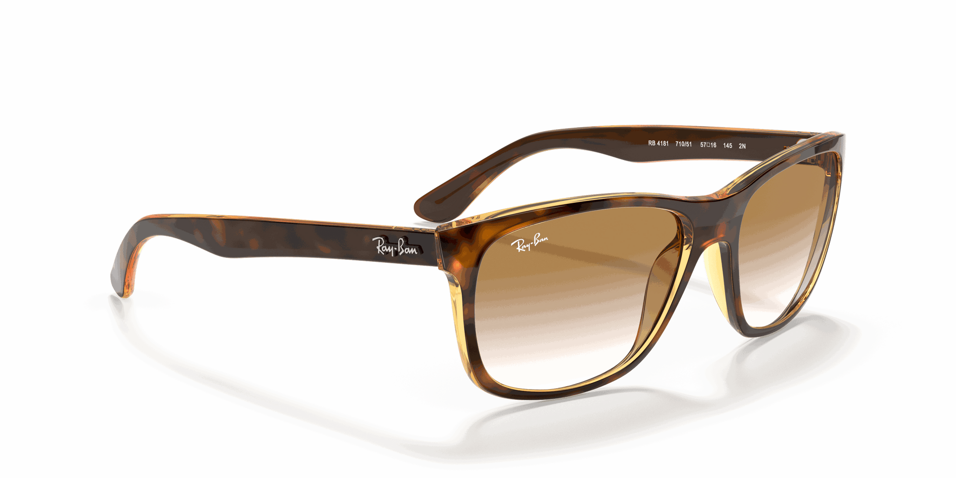 [Brown Lenses, Polished Light Havana Frame]