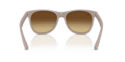 Brown Gradient Lenses, Matte Matte Beige Frame