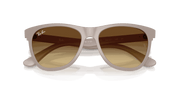 Brown Gradient Lenses, Matte Matte Beige Frame