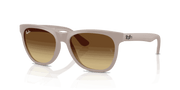 Brown Gradient Lenses, Matte Matte Beige Frame