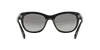 [Grey Gradient Lenses, Polished Black Frame]