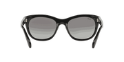 Grey Gradient Lenses, Polished Black Frame