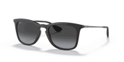 Grey Gradient Lenses, Matte Rubber Black Frame