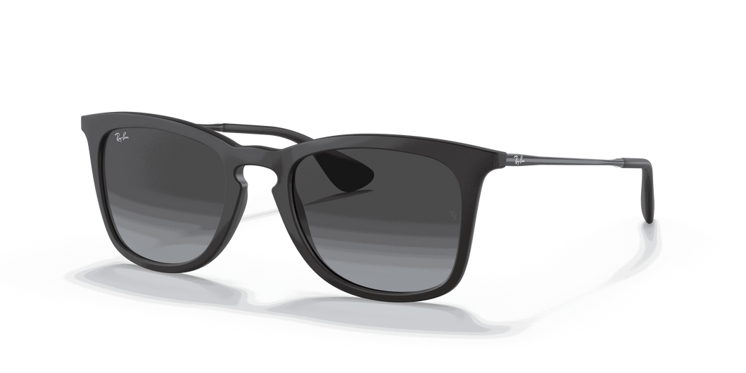 [Grey Gradient Lenses, Matte Rubber Black Frame]