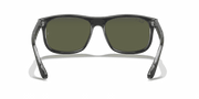 G-15 Green Lenses, Matte Black On Transparent Frame