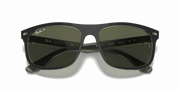 G-15 Green Lenses, Matte Black On Transparent Frame