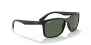 Dark Green Lenses, Polished Black Frame