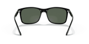 Dark Green Lenses, Polished Black Frame