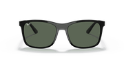 Dark Green Lenses, Polished Black Frame