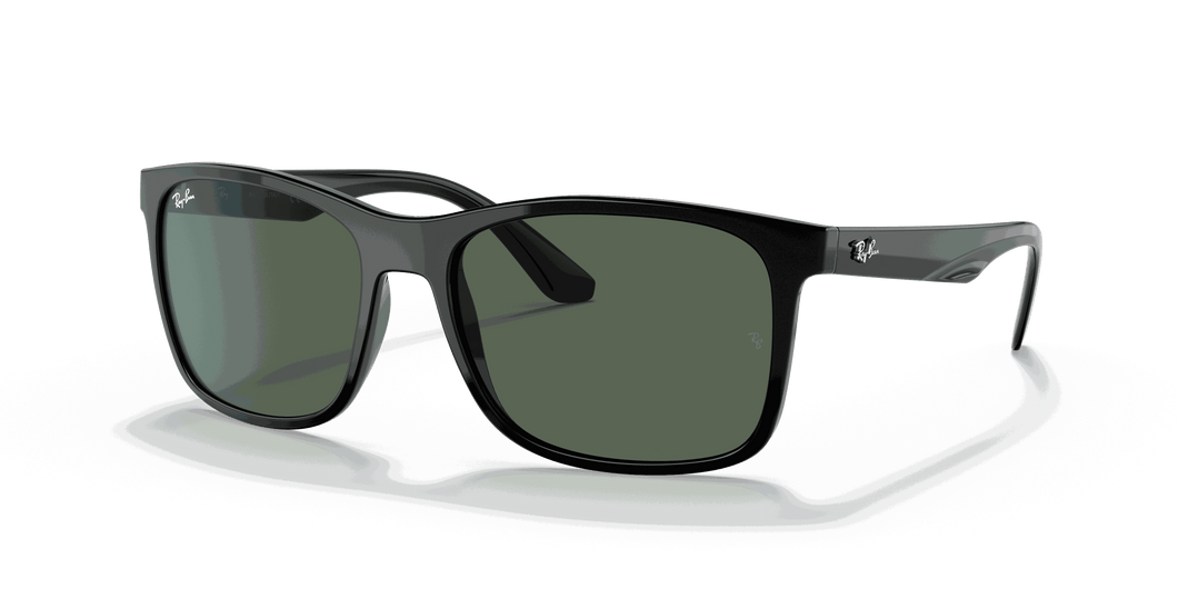 [Dark Green Lenses, Polished Black Frame]