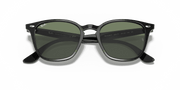 Green Classic Lenses, Polished Black Frame