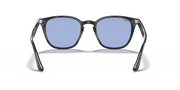 Blue Classic Lenses, Polished Black Frame