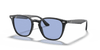 [Blue Classic Lenses, Polished Black Frame]