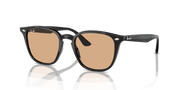 Brown Lenses, Polished Black Frame