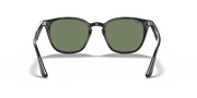 Green Lenses, Polished Black Frame