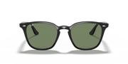 Green Lenses, Polished Black Frame