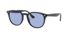 [Blue Classic Lenses, Polished Black Frame]