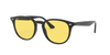 [Yellow Classic Lenses, Polished Black Frame]