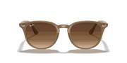 Brown Gradient Lenses, Polished Beige Frame