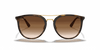 [Brown Gradient Lenses, Polished Light Havana Frame]