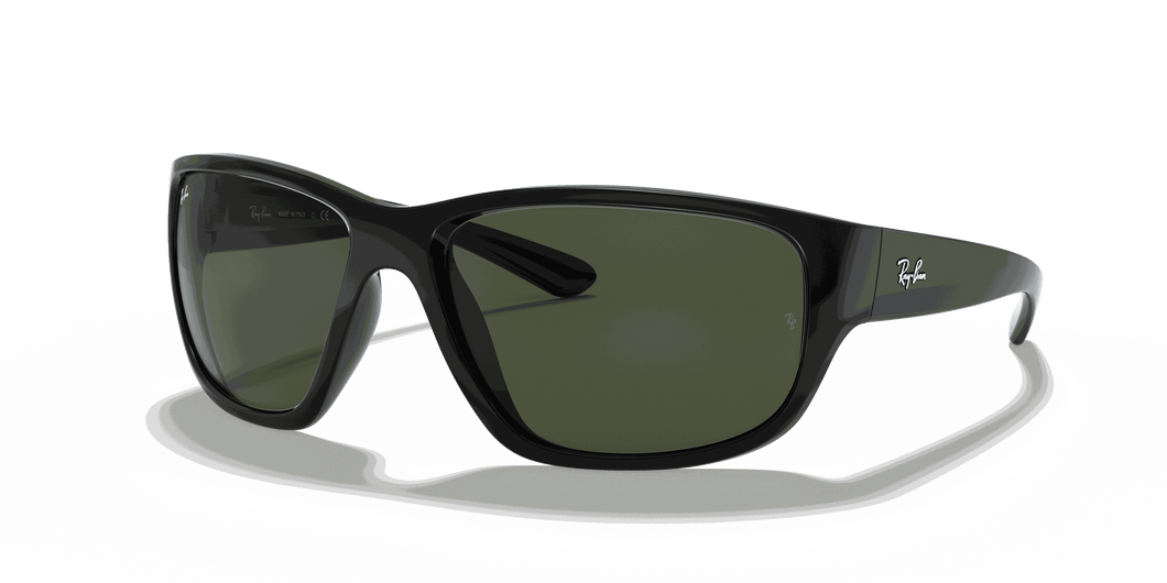 [G-15 Green Lenses, Polished Black Frame]