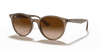 [Brown Gradient Lenses, Polished Beige Frame]